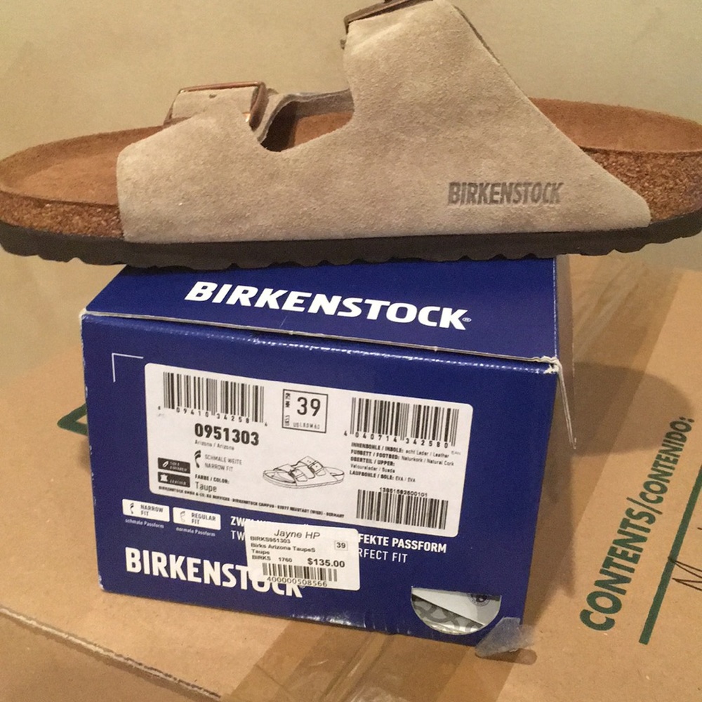 Brand new Birkenstocks never worn